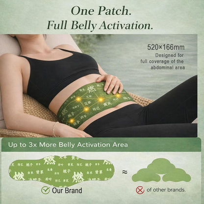 Somnera Herbal Waist Patch – Japanese Plant-Based Belly Balance Strips for Bloating Relief, Comfortable Overnight Adhesive, 5 Patches