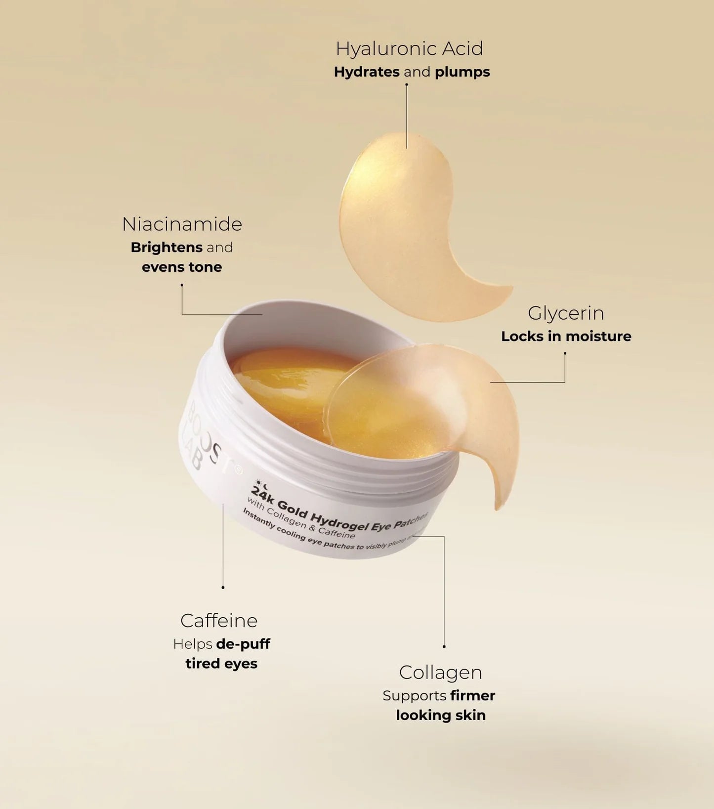 Under-Eye Wake Up Call 24k Gold Hydrogel Eye Patches