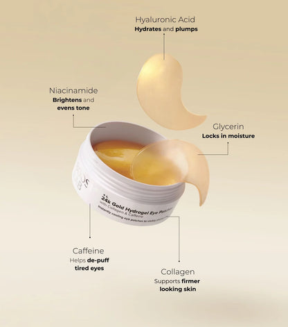 Under-Eye Wake Up Call 24k Gold Hydrogel Eye Patches
